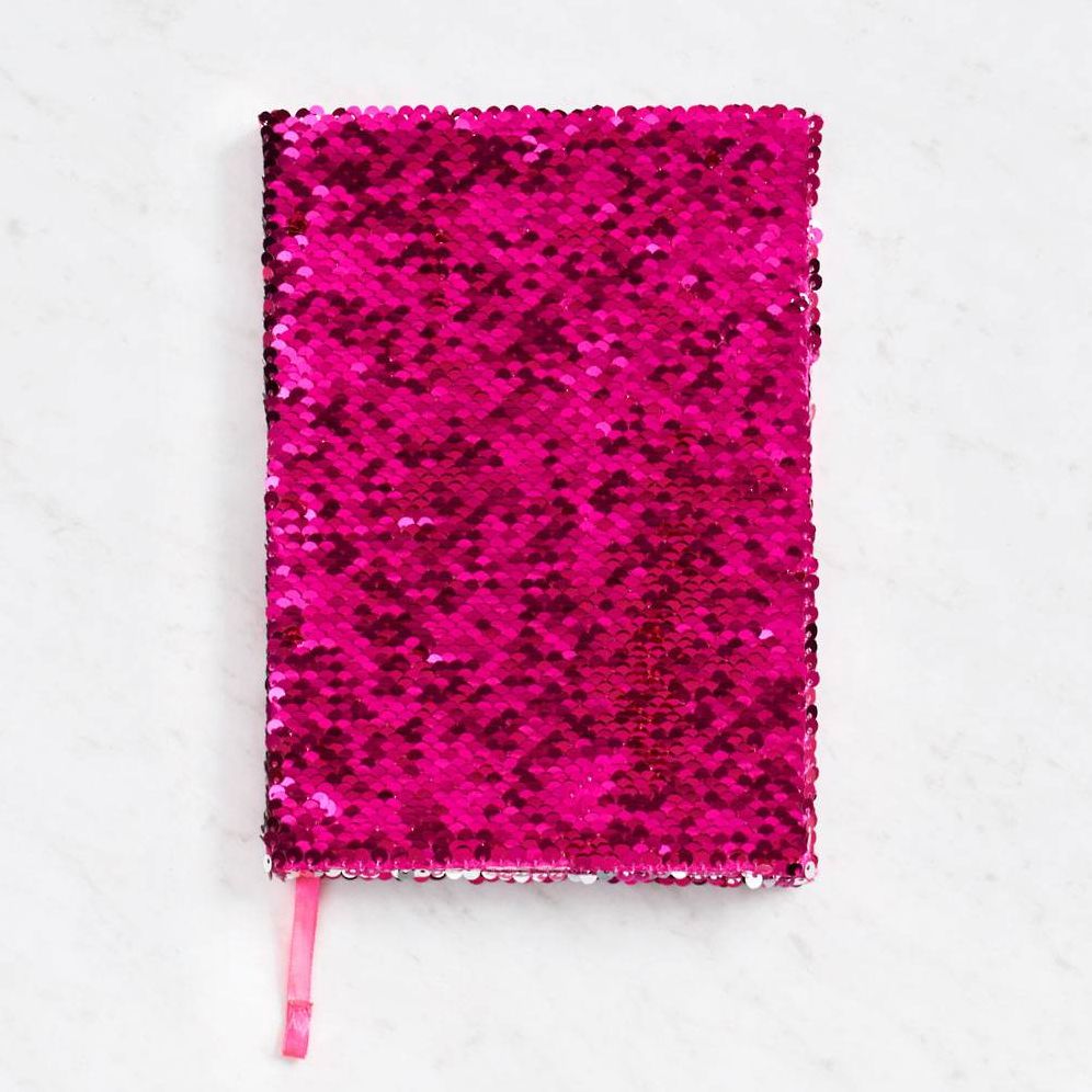 Pink/Silver Magic Sequin Journal