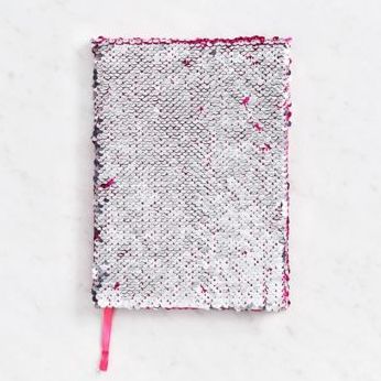 Pink/Silver Magic Sequin Journal