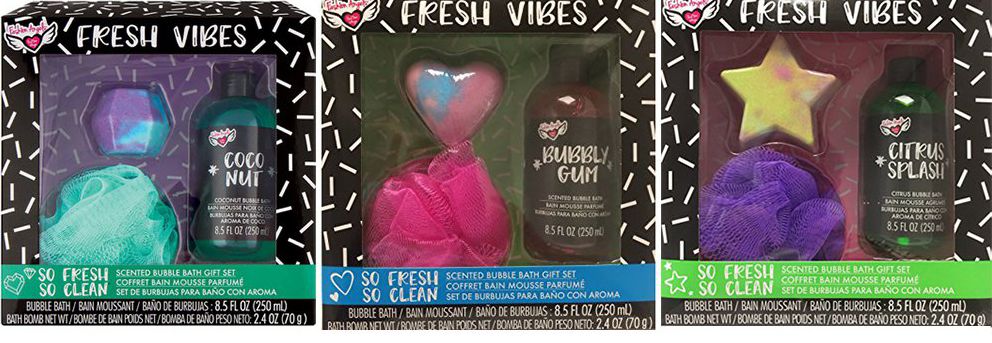 Fresh Vibes Bubble Bath Gift Set Assortment