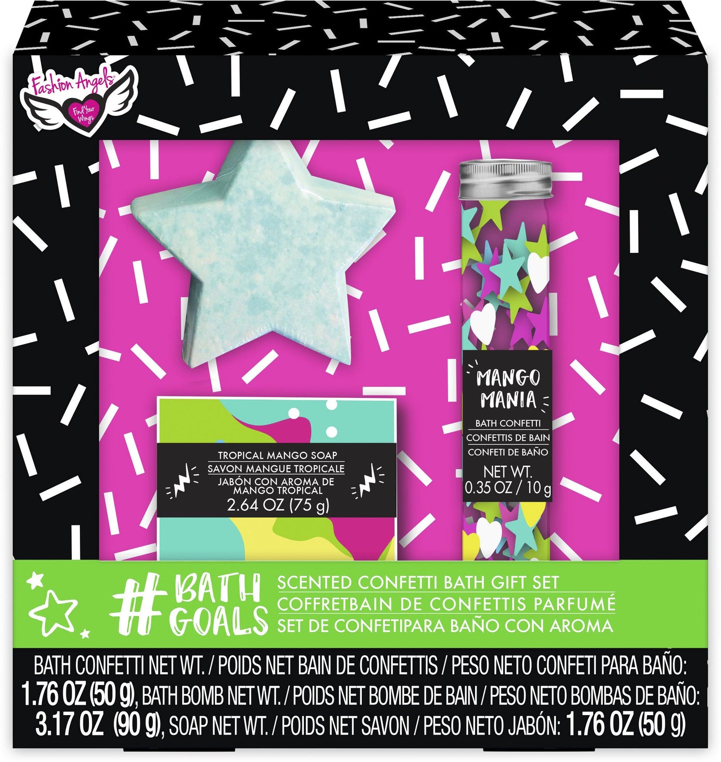 Fresh Vibes Scented Confetti Bath Gift Set