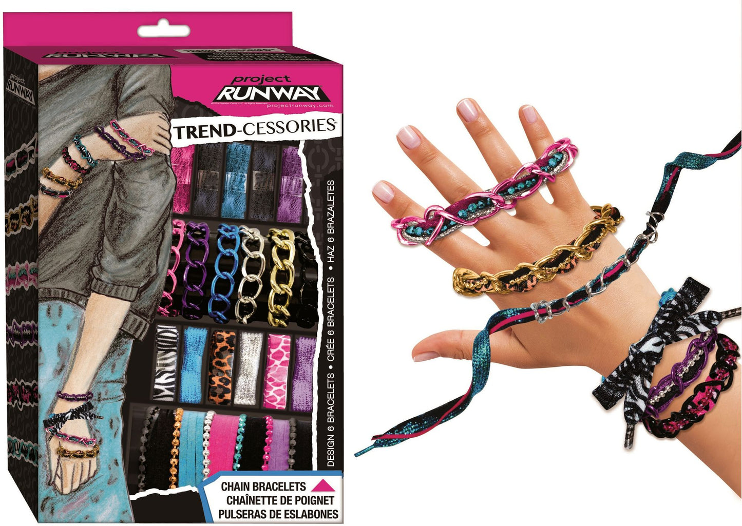 Project Runway Trend-Cessories Chain Bracelet Kit