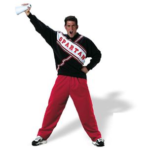 Fun World 8015 SNL Spartan Cheerleader Male Adult Costume Size Standard One-Size- Men Size 46 Chest-6
