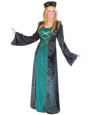 Fun World FW110884-SM Adult Lady In Waiting Costume Size Small-Med