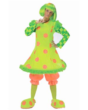 Fun World 30255 Lolli The Clown Adult Costume