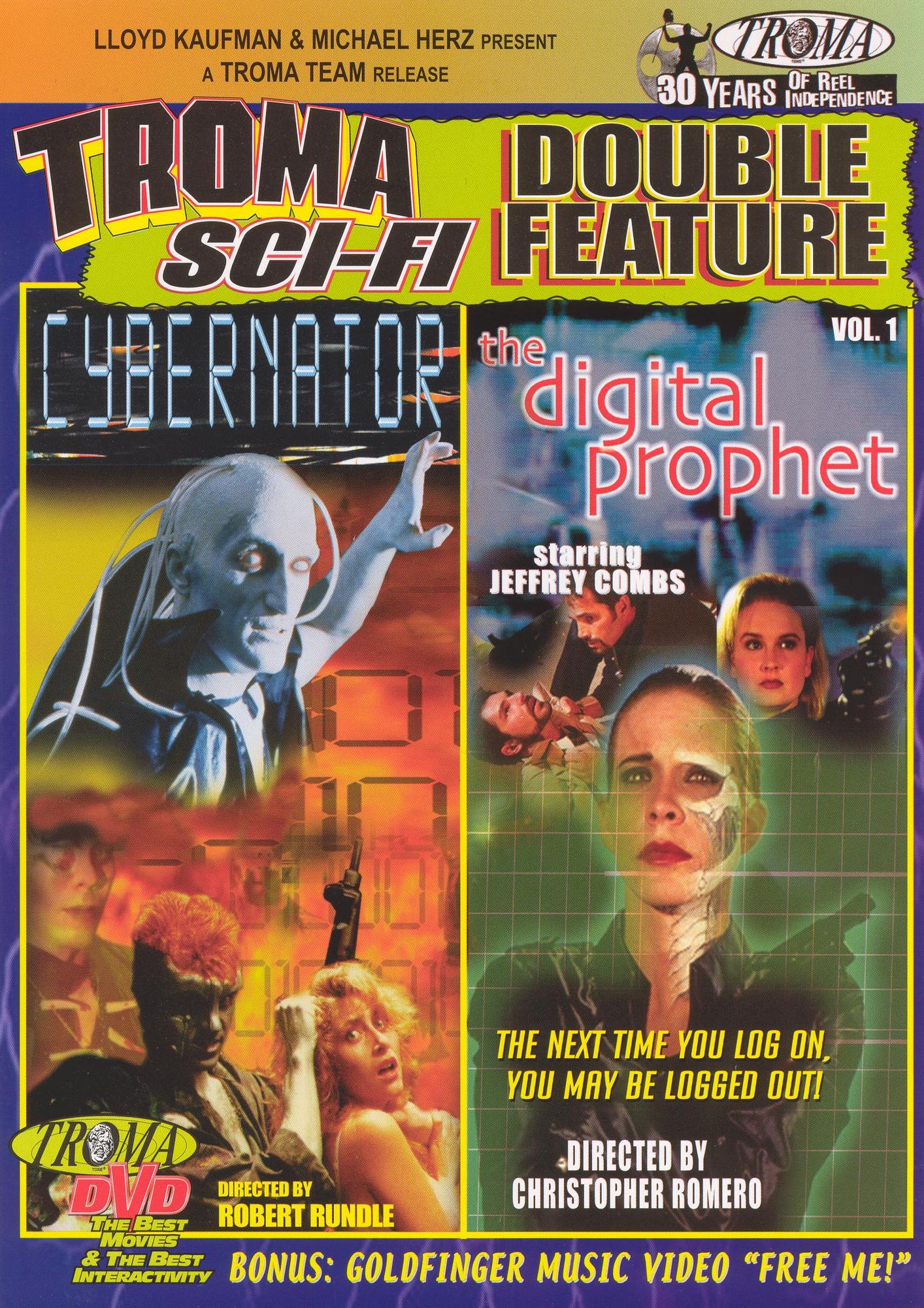 Troma Sci-Fi Double Feature, Vol. 1: Cybernator/The Digital Prophet