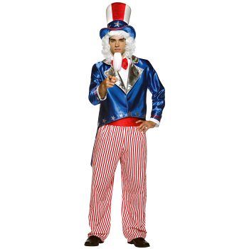 Rasta Imposta 32394 Uncle Sam Adult Costume Size One-Size