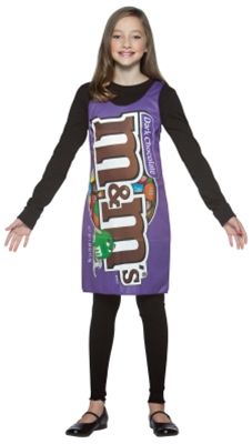 Rasta Imposta 195838 M & Ms Dark Tank Dress Tween-Teen Costume