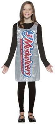 Rasta Imposta 195826 3 Musketeers Tank Dress Tween-Teen Costume
