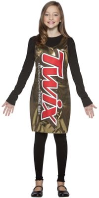 Rasta Imposta 195831 Twix Tank Dress Tween-Teen Costume