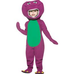 Rasta Imposta 32399 Barney and Friends-Barney Toddler Costume Size 3-4T
