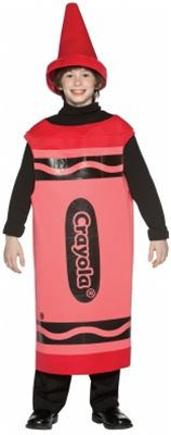 Rasta Imposta 195782 Red Crayola Crayon Tween Costume