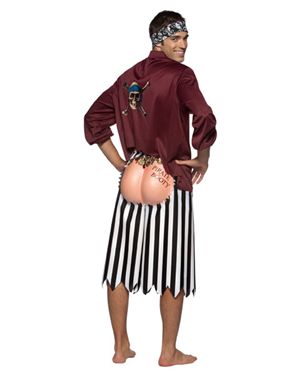 Rasta Imposta 6082RI-STD Mens Pirate Booty Costume Size Standard