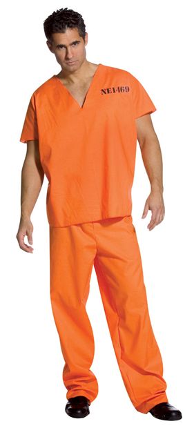 Rasta Imposta 27420 Jailhouse Jumpsuit Adult Size Large