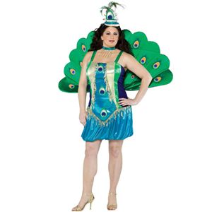 Rasta Imposta 31705 Peacock Plus Adult Costume Size Plus
