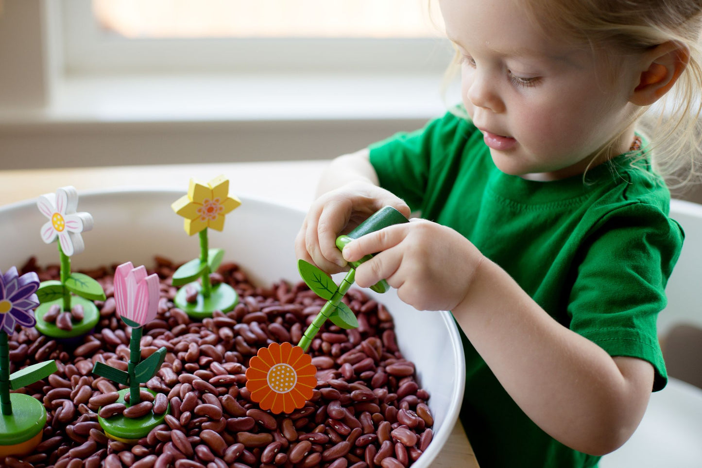 Flower Push Puppets