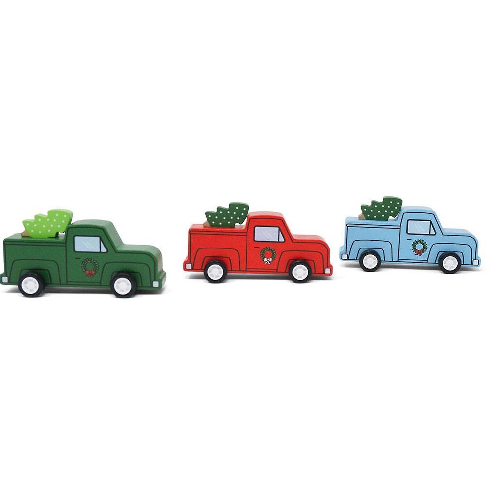 Retro Pickup w/ Xmas Tree Pullbacks