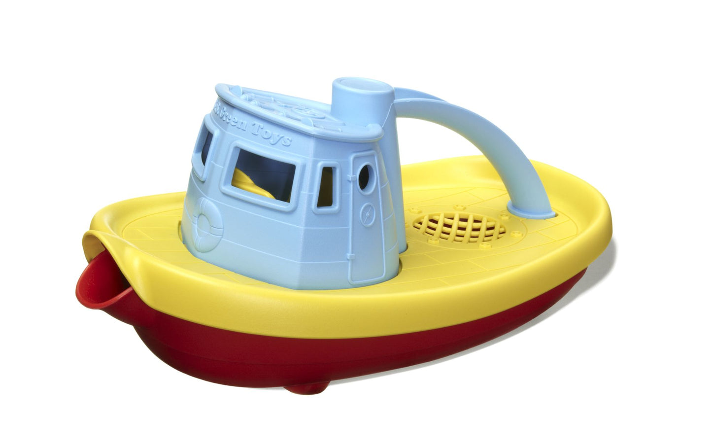 Green Toys GRT-TUG01R-B Green Toys Tugboat with Blue top