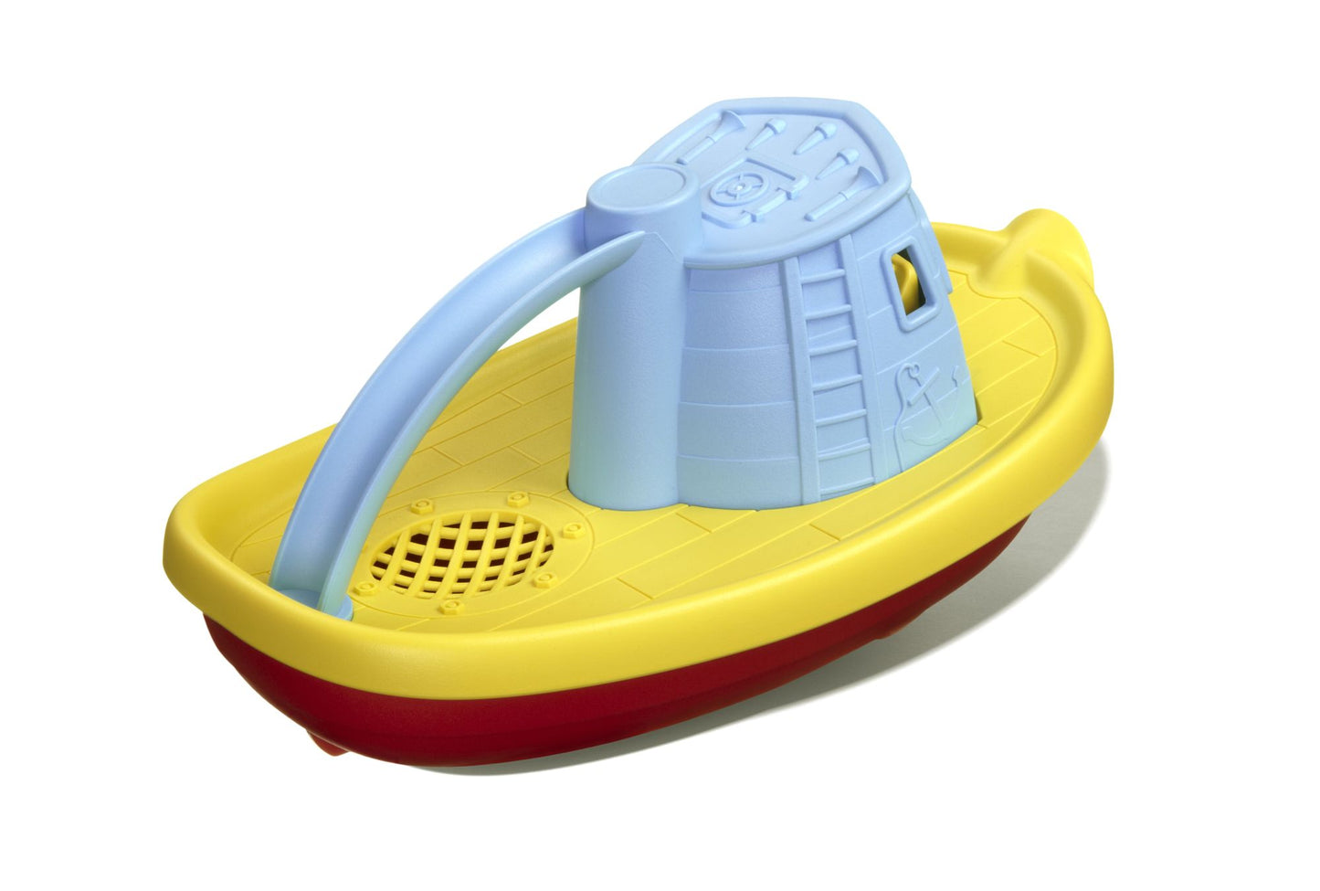 Green Toys GRT-TUG01R-B Green Toys Tugboat with Blue top