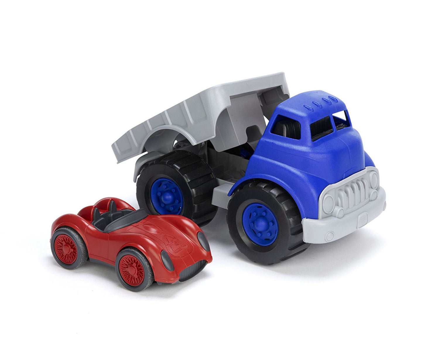 Flatbed w/ Red Race Car