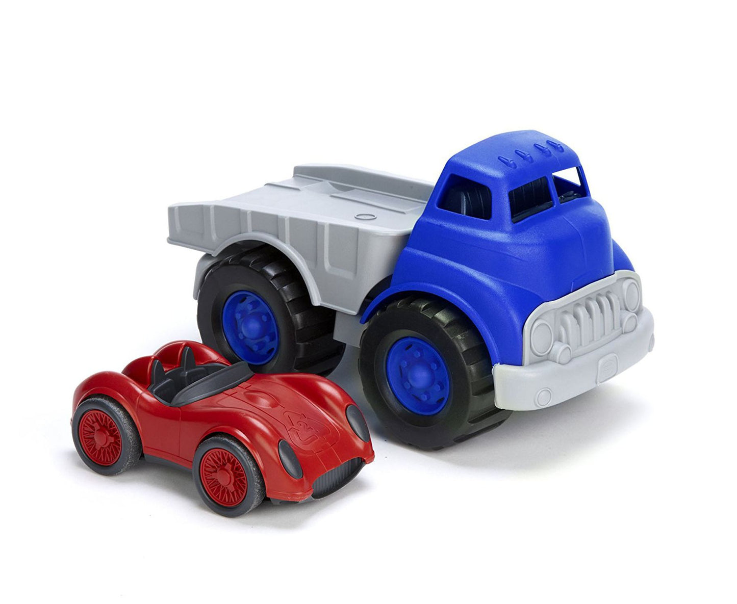 Flatbed w/ Red Race Car