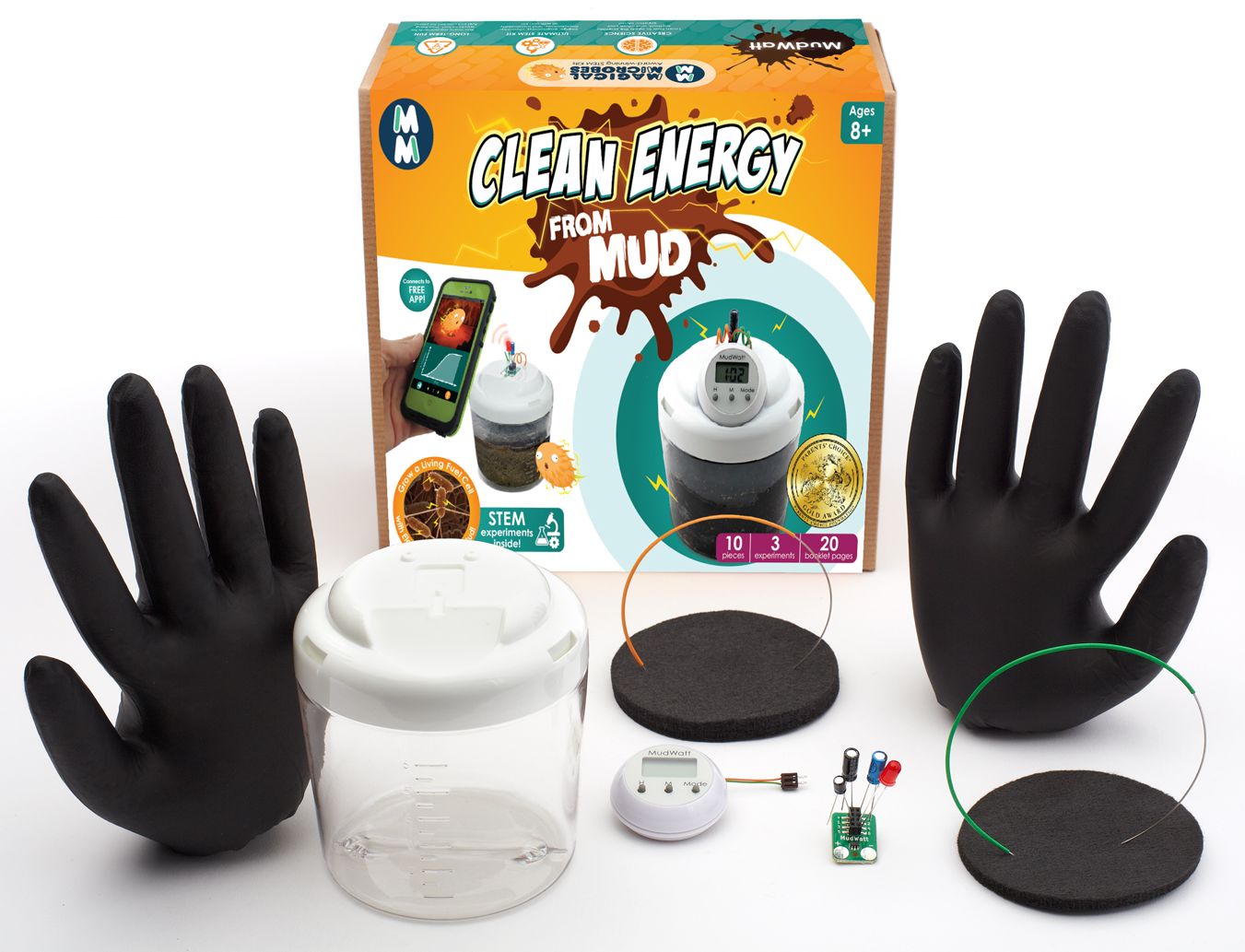 MudWatt STEM Kit: Clean Energy from Mud!