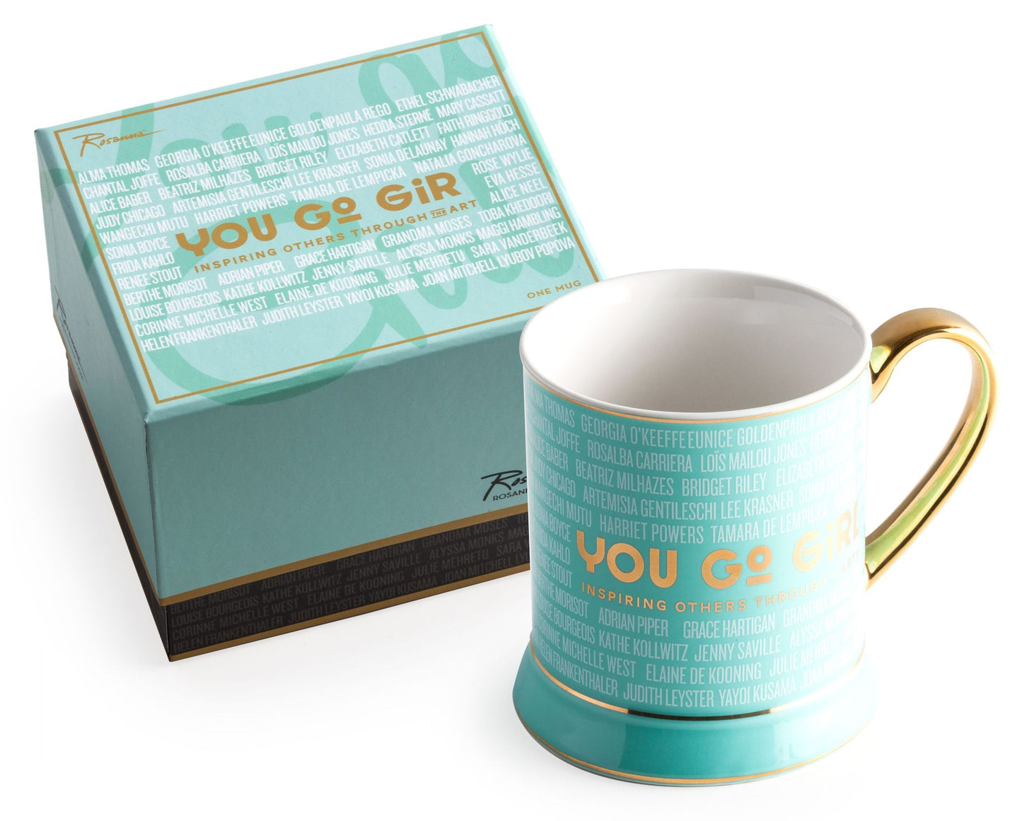 You Go Girl Mug You Go Girl Accomplished Female Artists-Mint 12 OZ