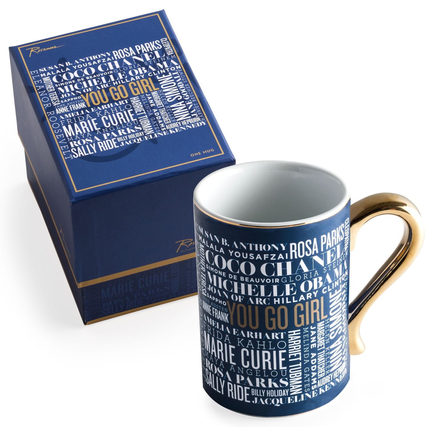 You Go Girl Mug You Go Girl Women Of Accomplishment-Navy 12 OZ