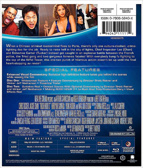 Rush Hour 3 [Blu-ray]