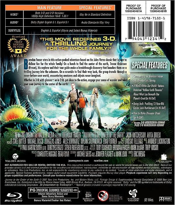 Journey to the Center of the Earth [Blu-ray]