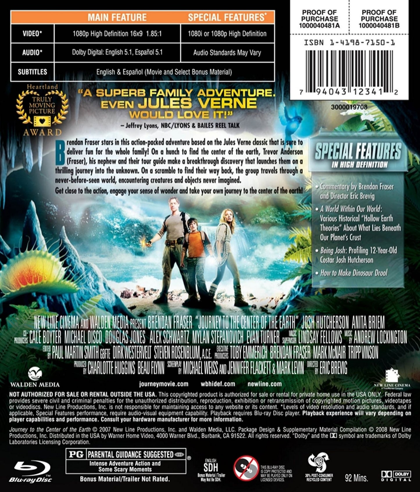 Journey to the Center of the Earth [Blu-ray]
