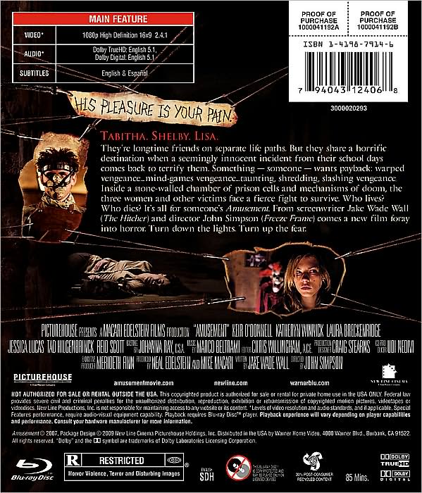 Amusement [Blu-ray]