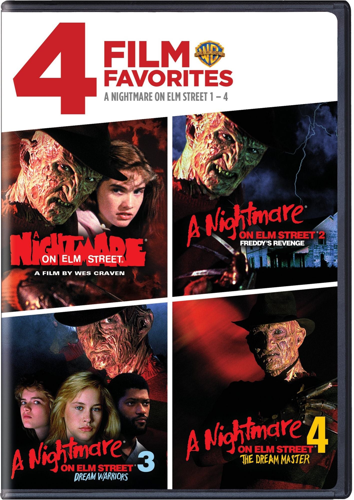 A Nightmare on Elm Street 1-4: 4 Film Favorites [2 Discs]