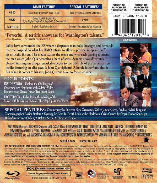 John Q. [Blu-ray]
