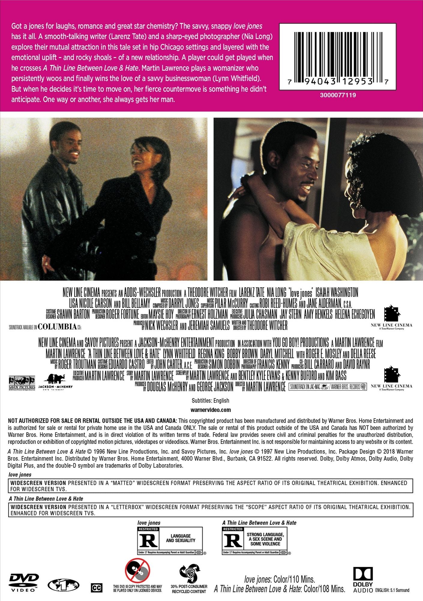 Love Jones/Thin Line Between Love and Hate