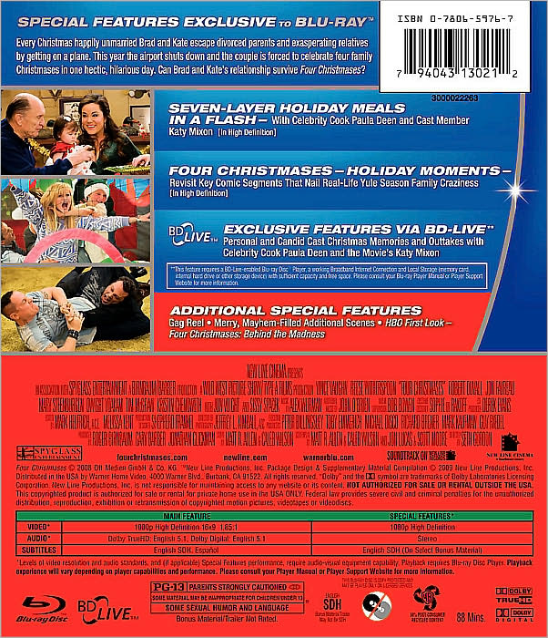 Four Christmases [Special Edition] [2 Discs] [Blu-ray]