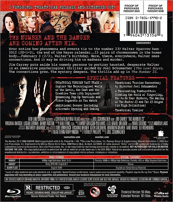 The Number 23 [Blu-ray]