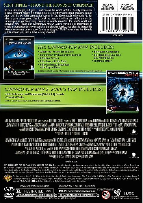 The Lawnmower Man/Lawnmower Man 2: Jobe's War