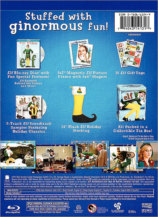 Elf [Ultimate Collector's Edition] [3 Discs] [2 DVDs/CD] [Holiday Gift Tin] [Blu-ray]
