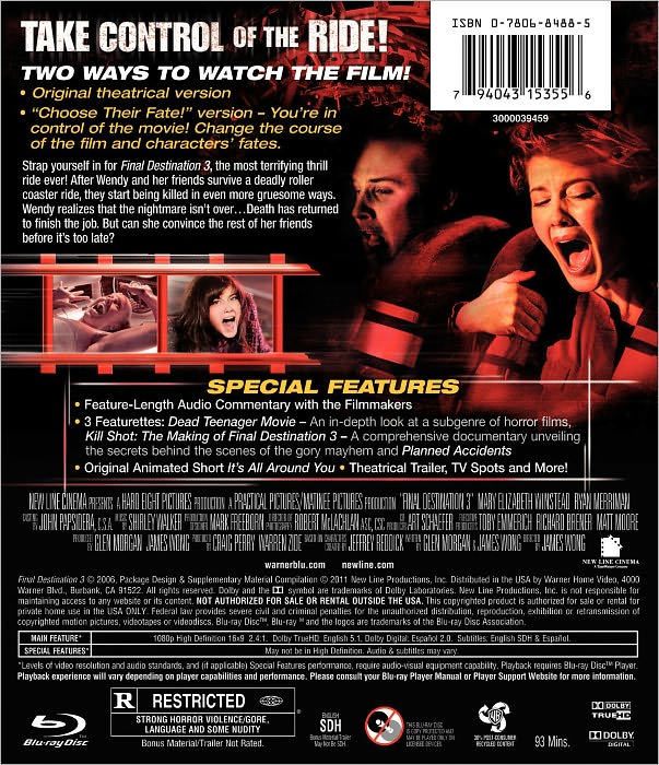 Final Destination 3 [Blu-ray]