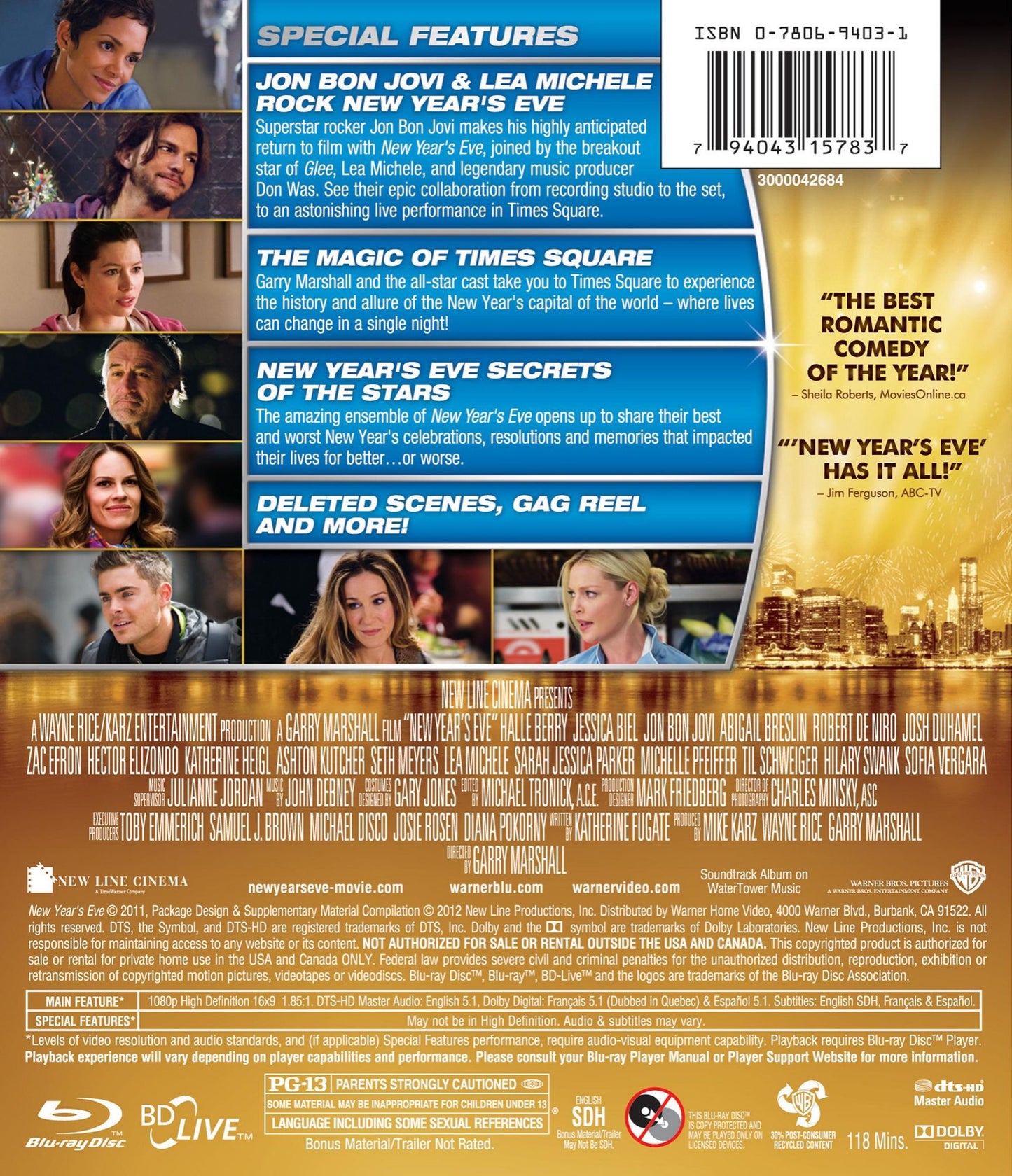 New Year's Eve [Includes Digital Copy] [UltraViolet] [Blu-ray/DVD]