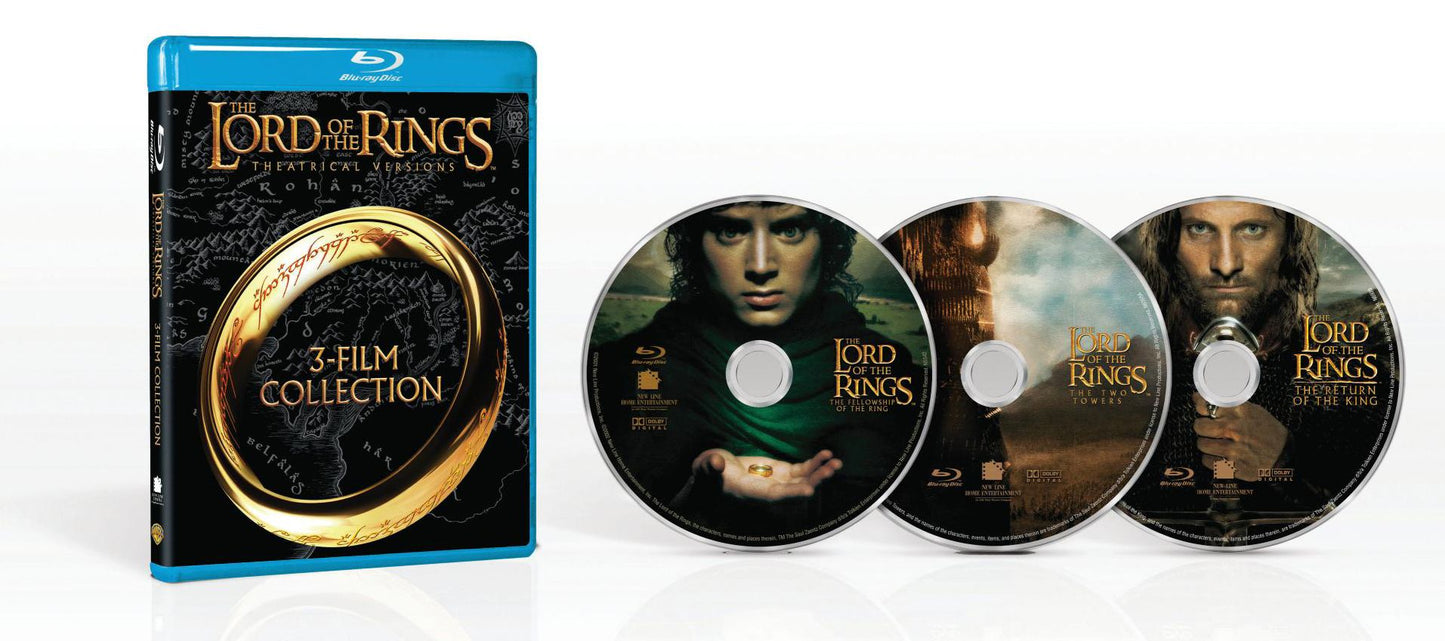 The Lord of the Rings: 3-Film Collection [Theatrical Versions] [Blu-ray]