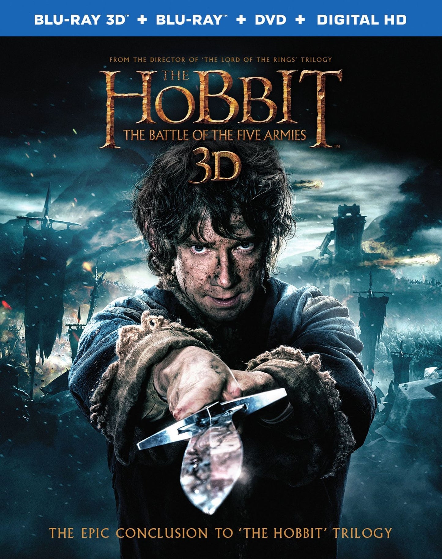 HOBBIT 3: (3-D)(BR W/DVD)