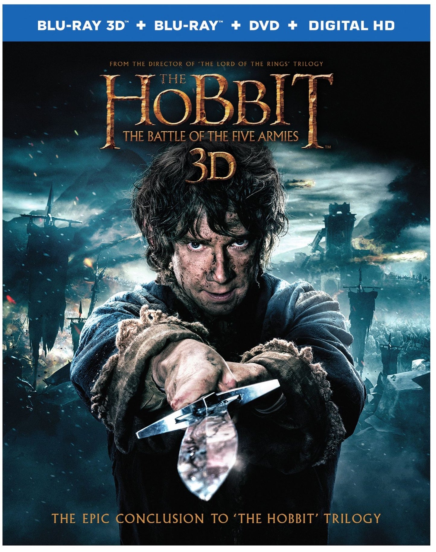 HOBBIT 3: (3-D)(BR W/DVD)