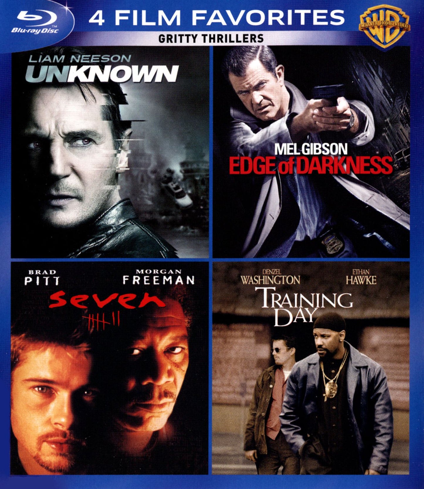 Gritty Thrillers: 4 Film Favorites [4 Discs] [Blu-ray]