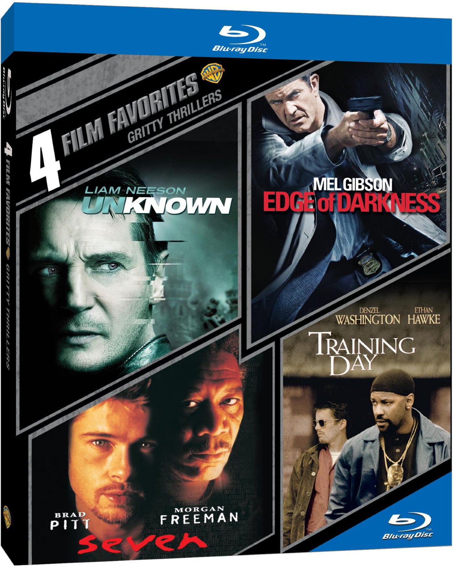 Gritty Thrillers: 4 Film Favorites [4 Discs] [Blu-ray]