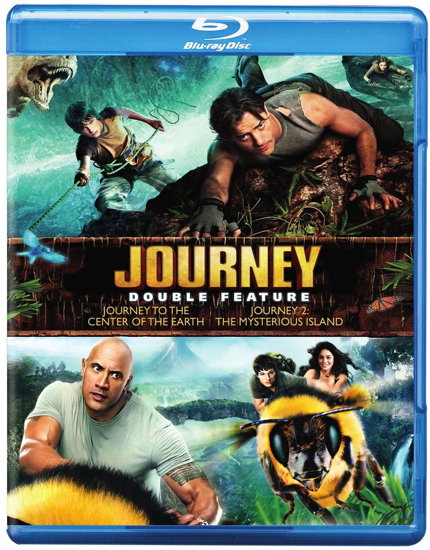 Journey to the Center of the Earth/Journey 2: The Mysterious Island [2 Discs] [Blu-ray]