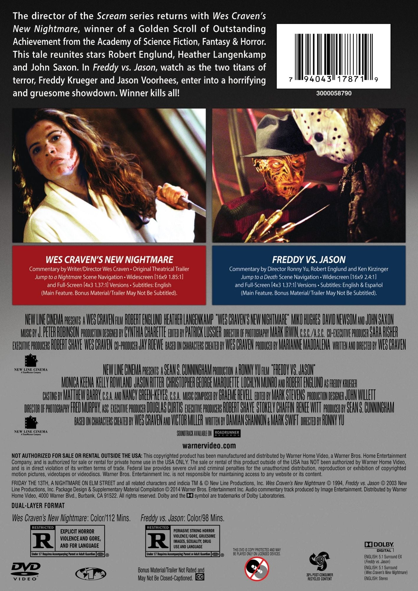 New Nightmare / Freddy Vs Jason