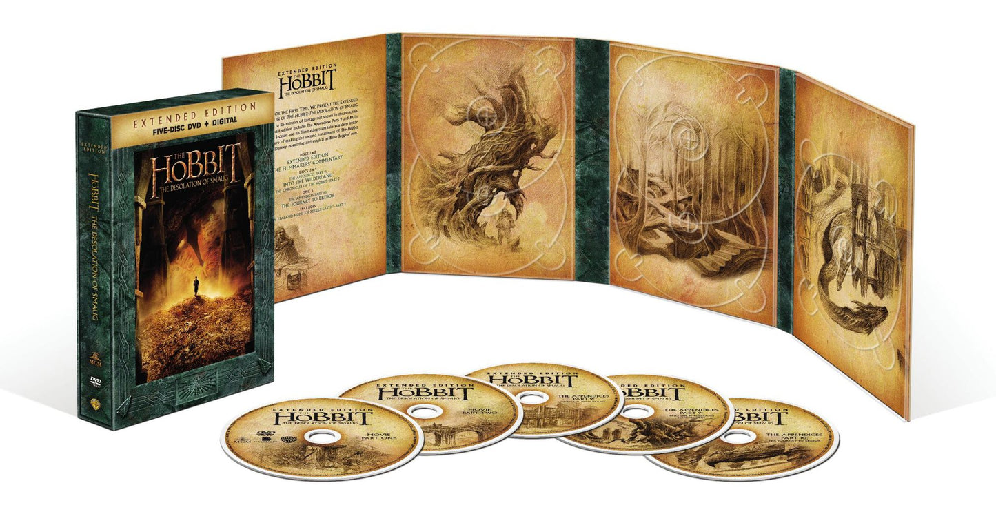 The Hobbit: The Desolation of Smaug [Extended Edition] [5 Discs] [Includes Digital Copy] [UltraViolet]