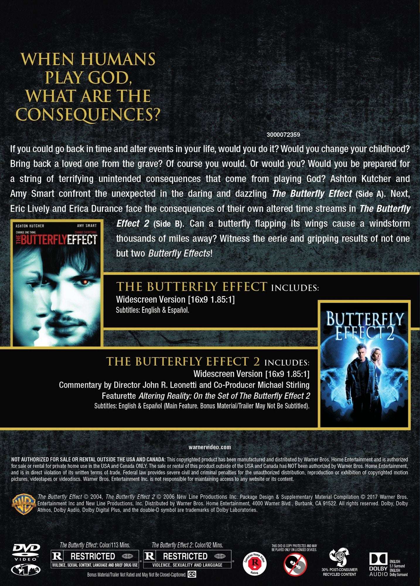 The Butterfly Effect/The Butterfly Effect 2