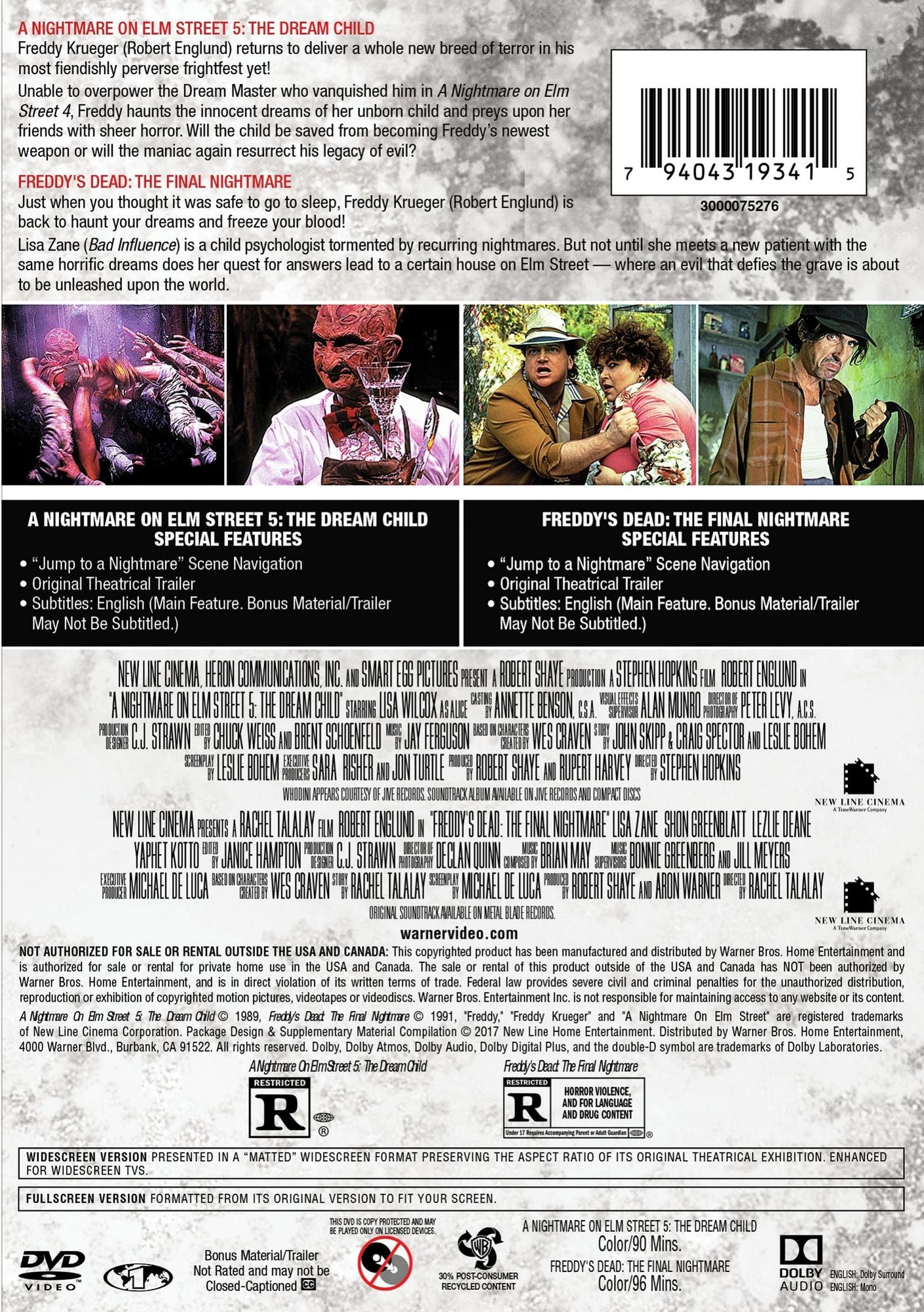 Nightmare On Elm Street 5/Freddy's Dead: The Final Nightmare